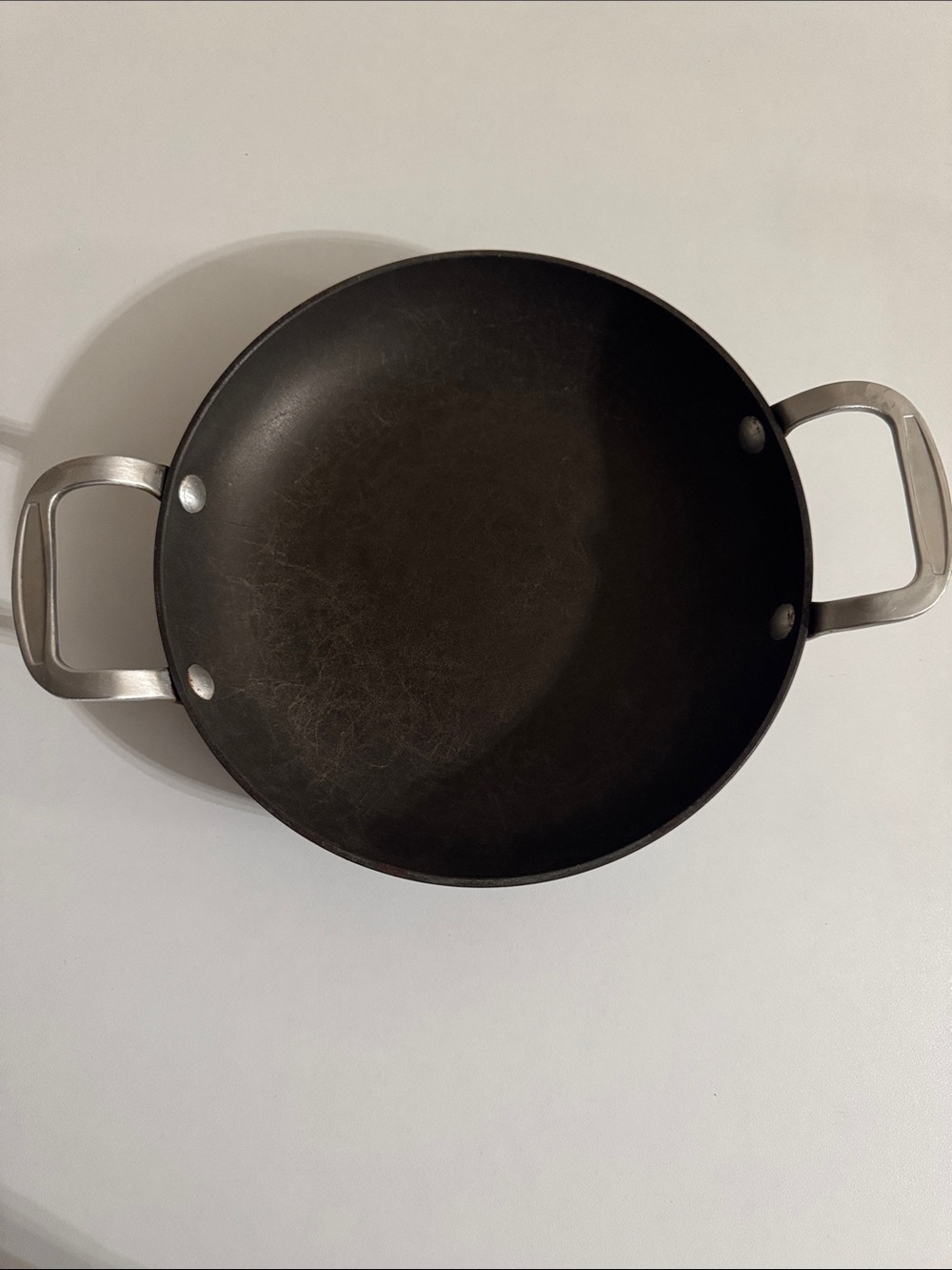 Calphalon Black Nonstick Deep Sauté Pan with Stainless Handles